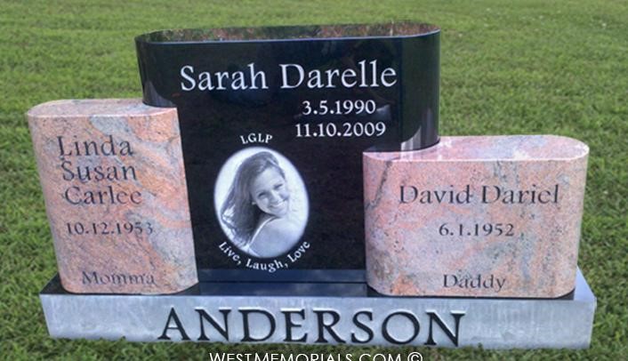 Headstone Saddle With Foam Attached Kewanee IL 61443